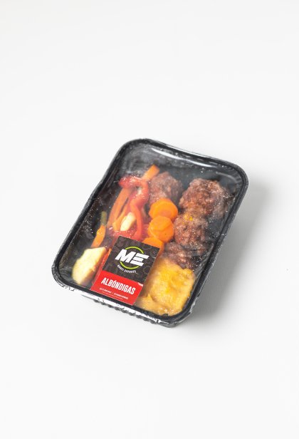 Menú Morfi Express — plato balanceado y colorido